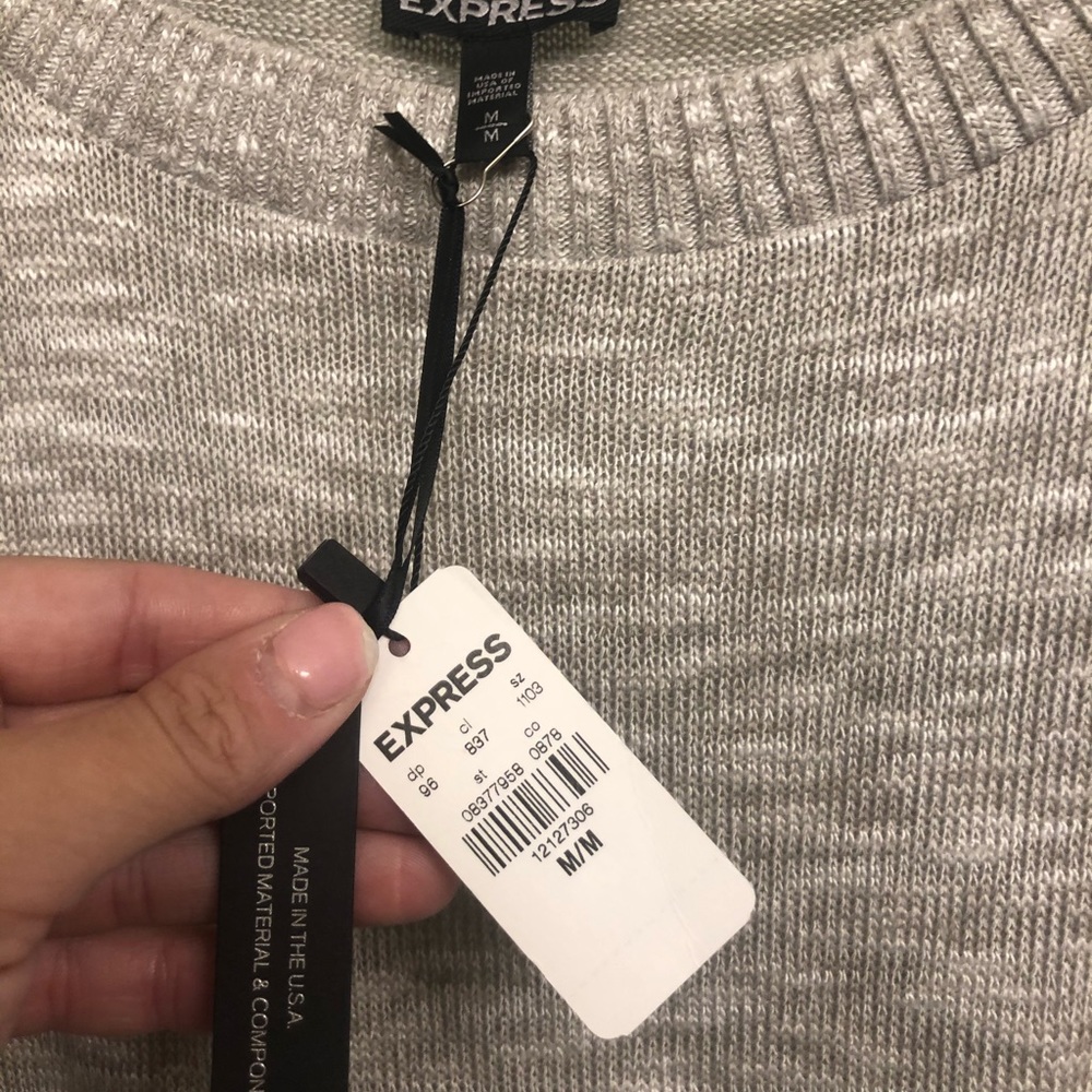 Express Cold Shoulder Sweater - Picture 3 of 3